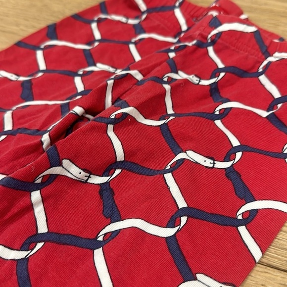 Janie and Jack leggings red 6 - Picture 2 of 3